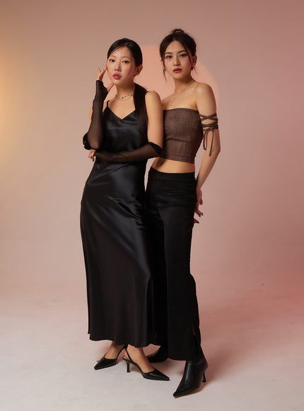 Schlauchoberteil mit Schnürdetail BF323