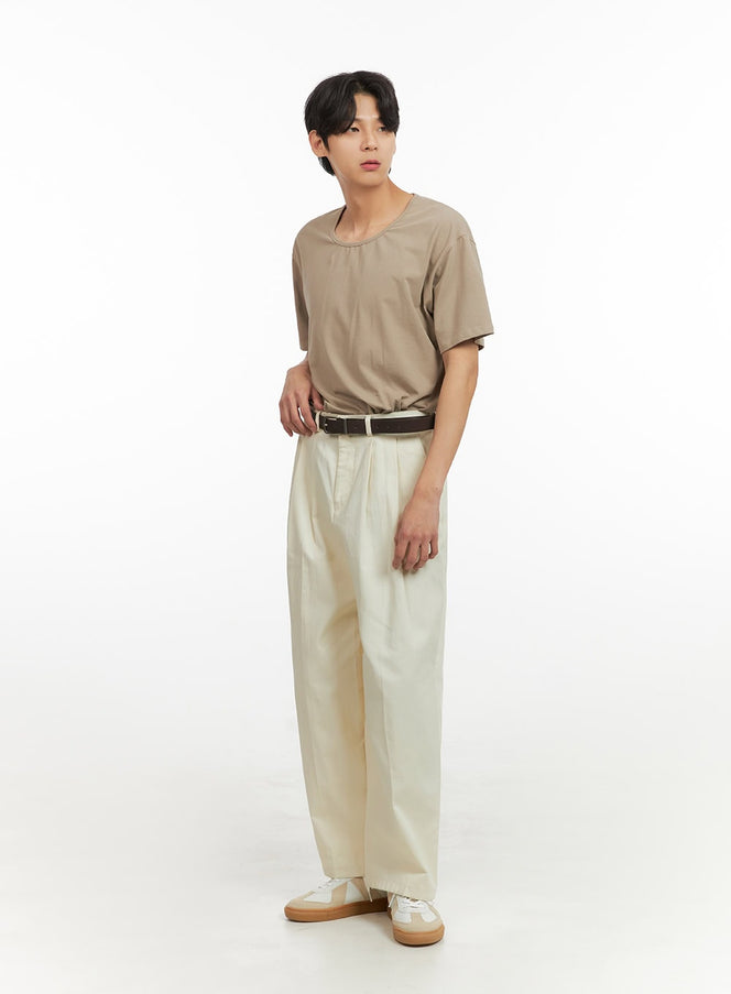 mens-pintuck-cotton-wide-fit-pants-iy431