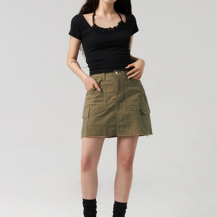 cargo-mini-skirt-cl312