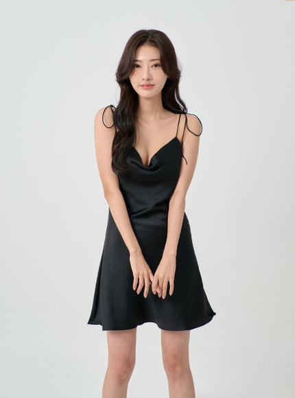 Satin Lingerie Style Mini Dress IN08 - Korean Women's Fashion | LEWKIN LEWKIN - EUROPE Satin Lingerie Style Mini Dress IN08 - Korean Women's Fashion | LEWKIN LEWKIN - EUROPE