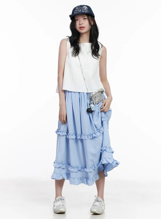 frill-flare-midi-skirt-ca509