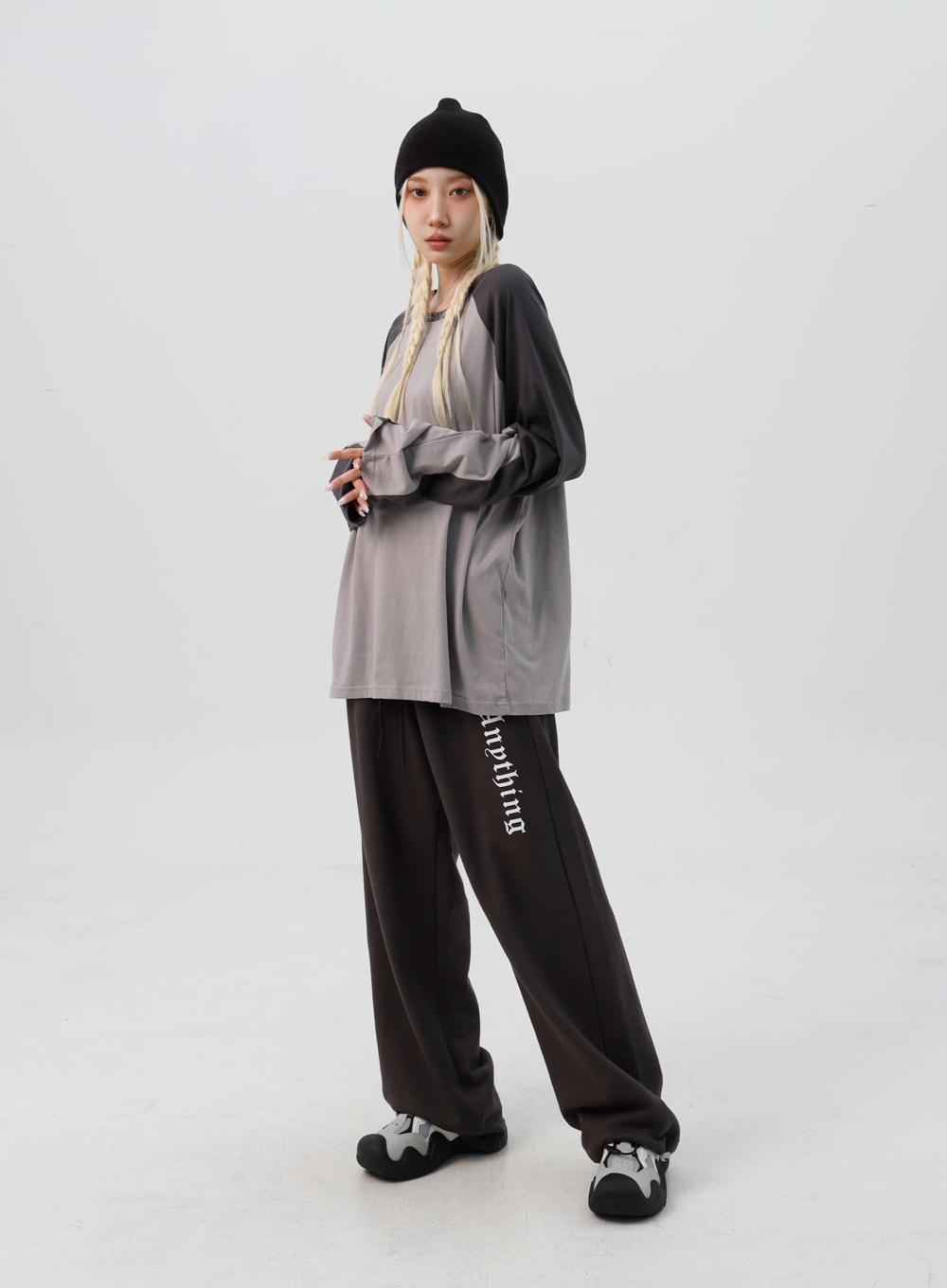 meer.／RIB HEM SWEAT PANTS-