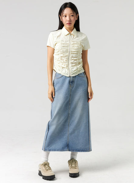 Maxi Denim Skirt CL325