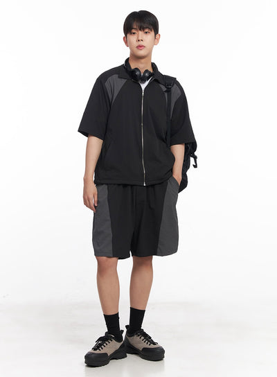 mens-two-tone-wide-leg-shorts-iy520