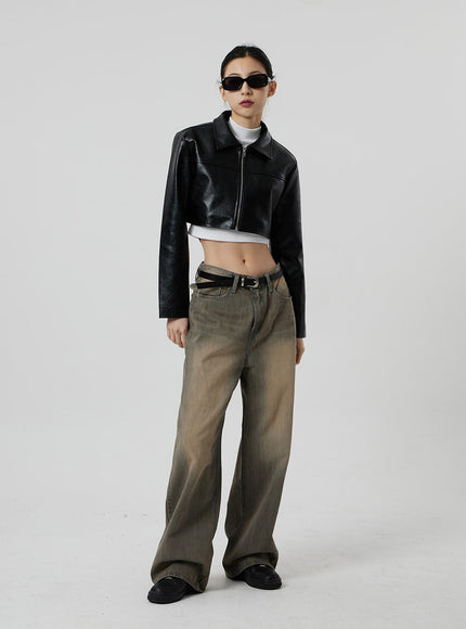 Jean baggy délavé vintage CF307