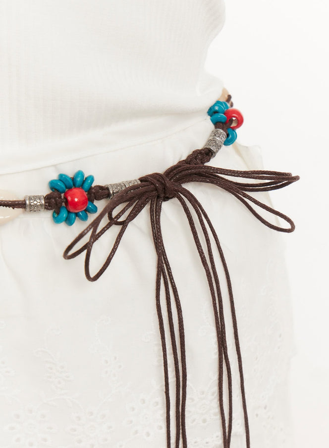 Gypsy Bohemian Crochet Tassel Belt IM528