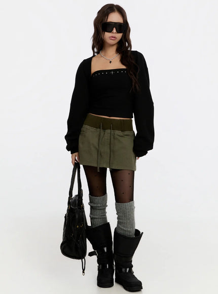 vintage-cotton-mini-skirt-cn527