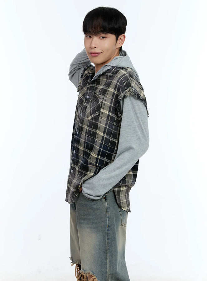 mens-distressed-plaid-shirt-vest-il517