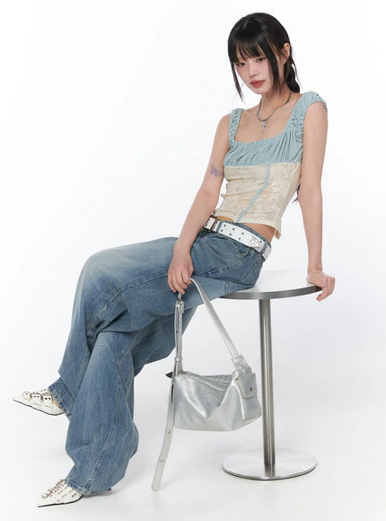 two-tone-lace-sleeveless-top-ca529
