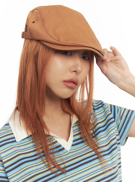 basic-newsboy-hat-ia515 / Beige