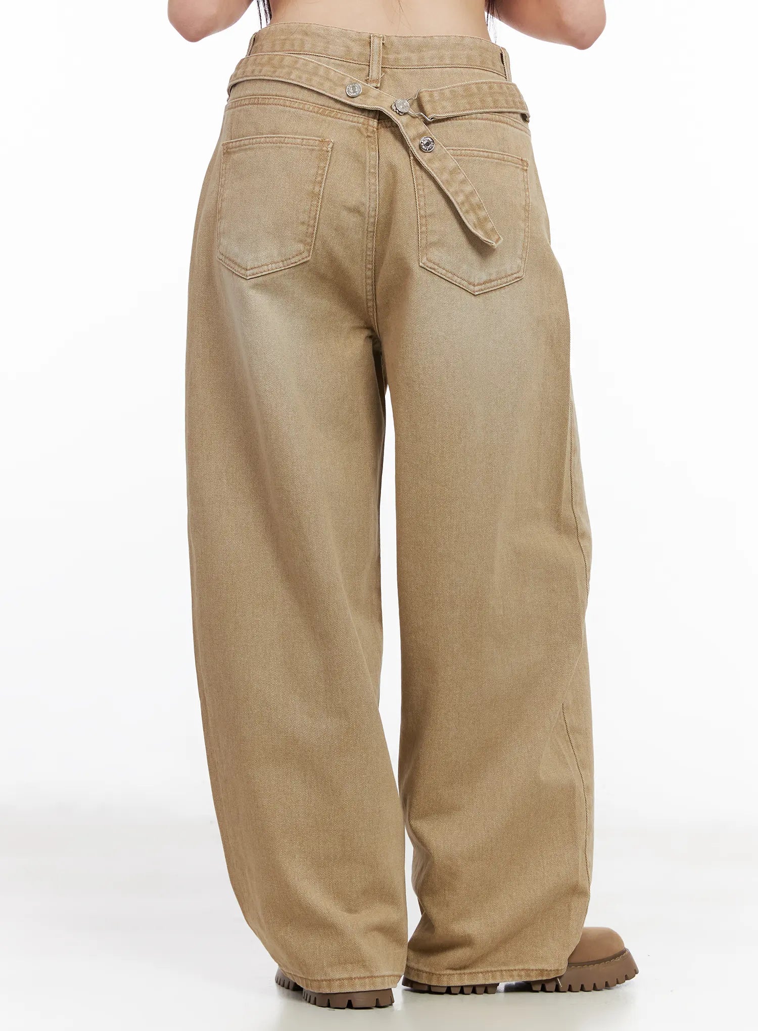 retro-washed-wide-leg-pants-cm513 / Beige