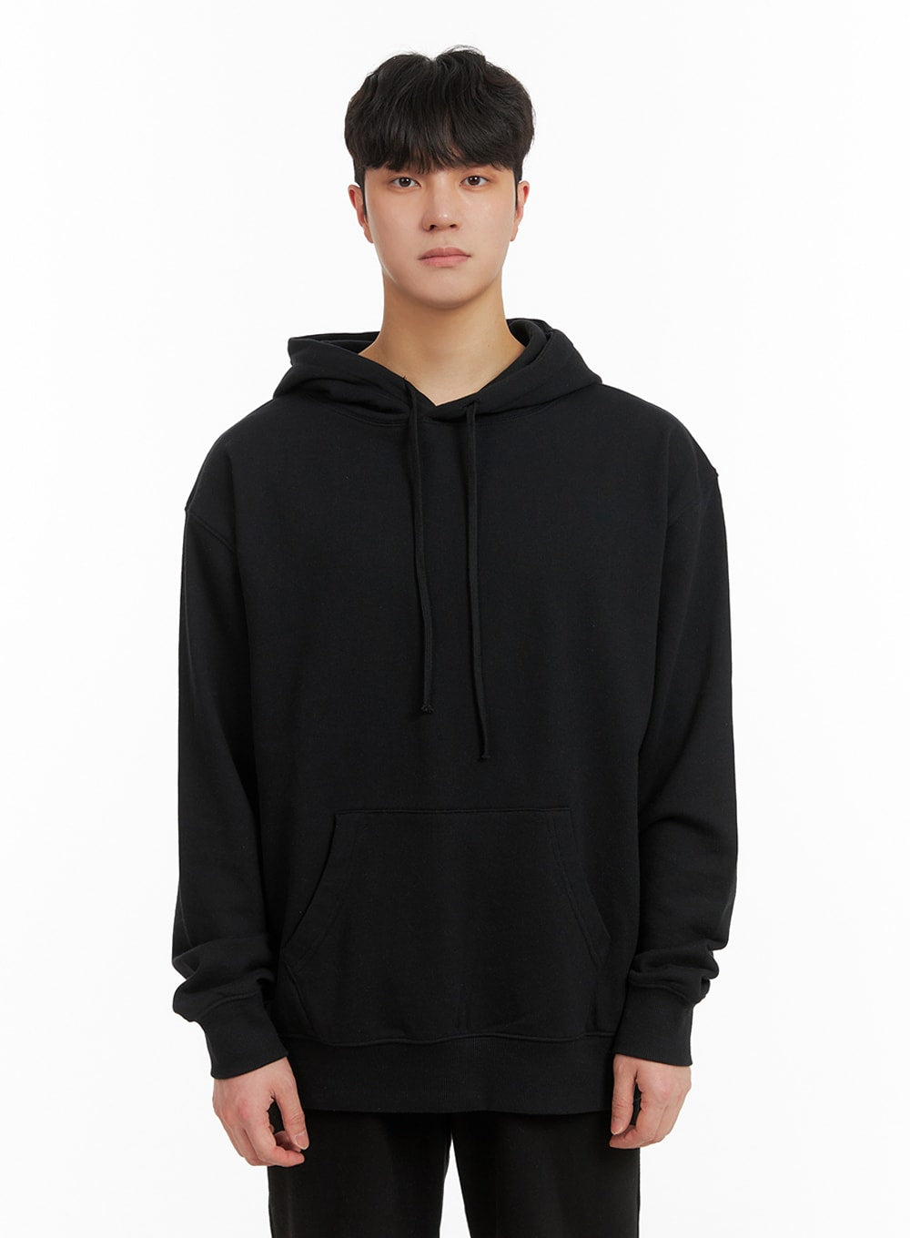 mens-basic-hoodie-ia402-black / Black