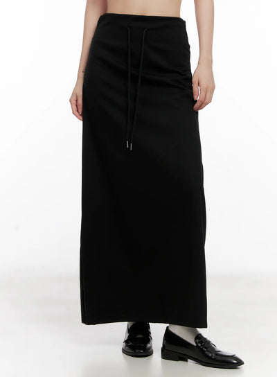 classic-black-maxi-skirt-cg522 / Black