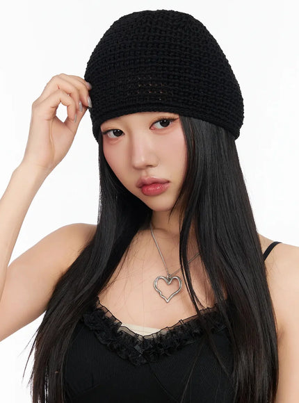classic-knit-beanie-ca513 / Black