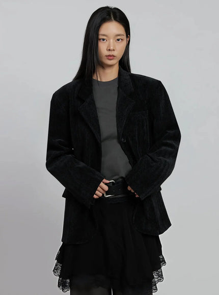 classic-velvet-oversized-blazer-im520 / Black