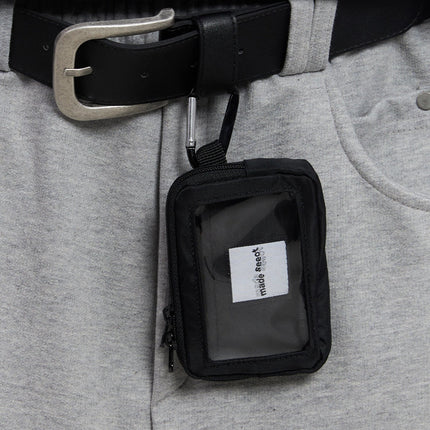 mini-cardholder-keychain-pouch-ic503 / Black