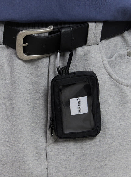 mini-cardholder-keychain-pouch-ic503 / Black