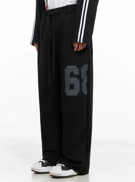 Men's Number Graphic Sweatpants IO516