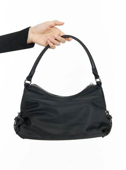 pocket-shoulder-bag-im503 / Black
