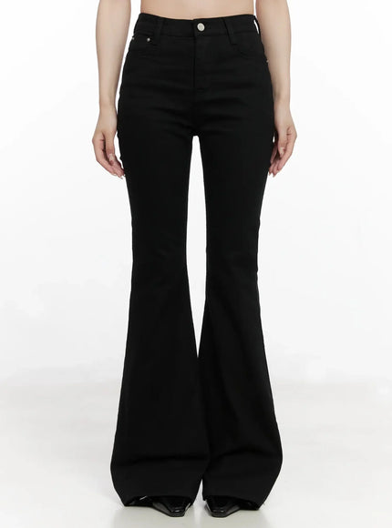 dream-chic-black-flare-jeans-in514 / Black
