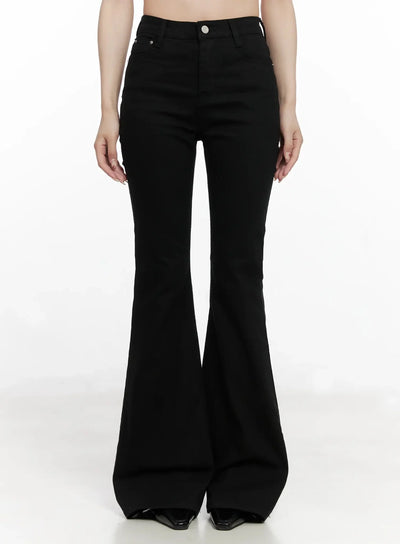 dream-chic-black-flare-jeans-in514 / Black