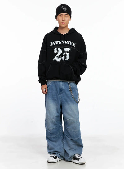 mens-stitched-graphic-hoodie-is510 / Black