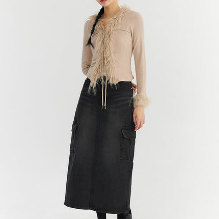cargo-maxi-skirt-co327 / Black