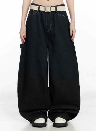 yareli-baggy-jeans-if505 / Black