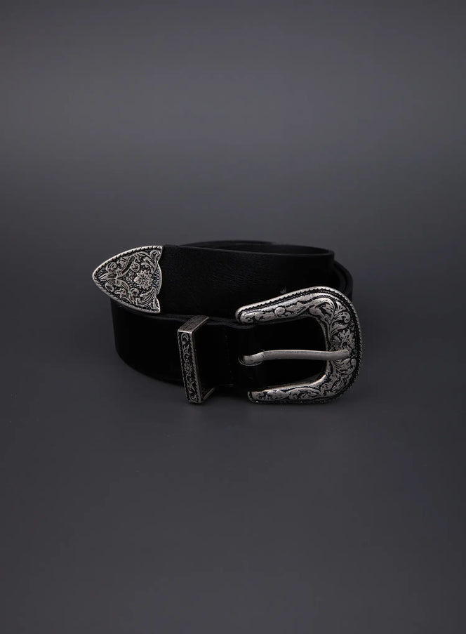 mens-classic-western-black-belt-il511 / Black
