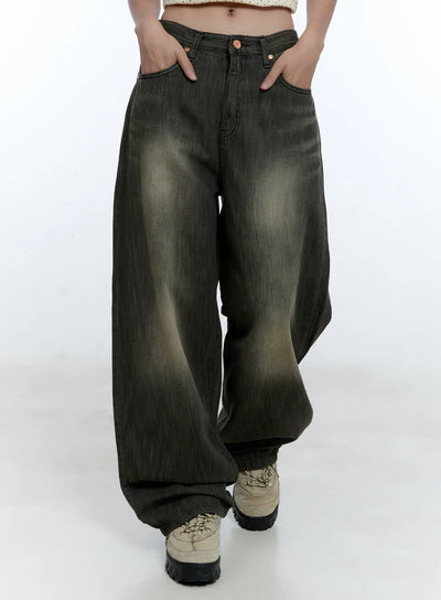 chaeeun-washed-wide-leg-jeans-cu527 / Black