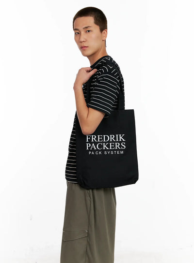 mens-minimalist-tote-bag-ig511 / Black