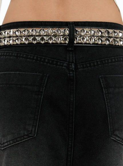 studded-belt-im513 / Black