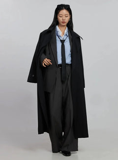 tailored-trench-coat-id516 / Black