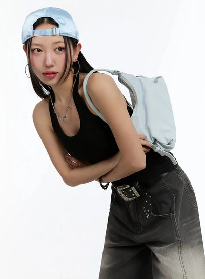 cotton-halter-top-im509 / Black