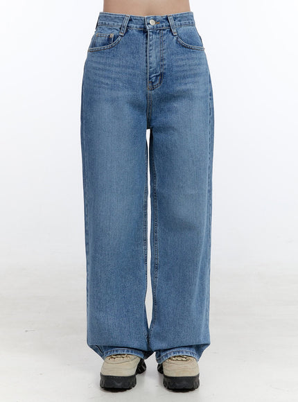 brynn-light-washed-wide-leg-jeans-oo407 / Blue