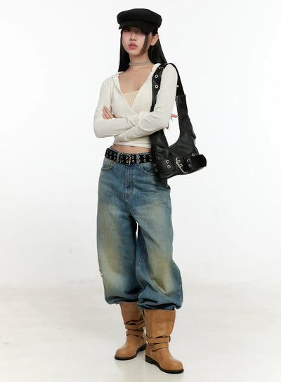 maci-vintage-wide-leg-jeans-cn505 / Blue