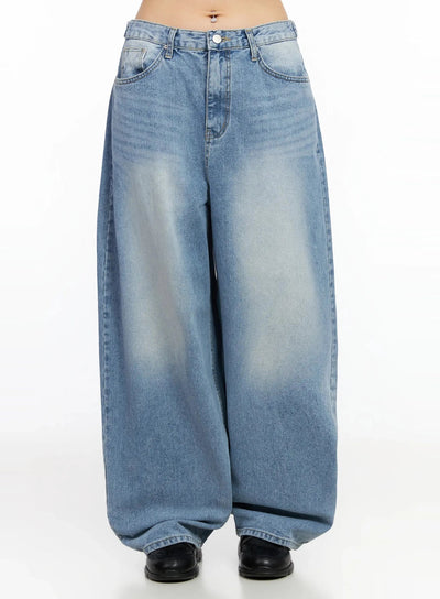 aleyna-wide-leg-jeans-ia523 / Blue