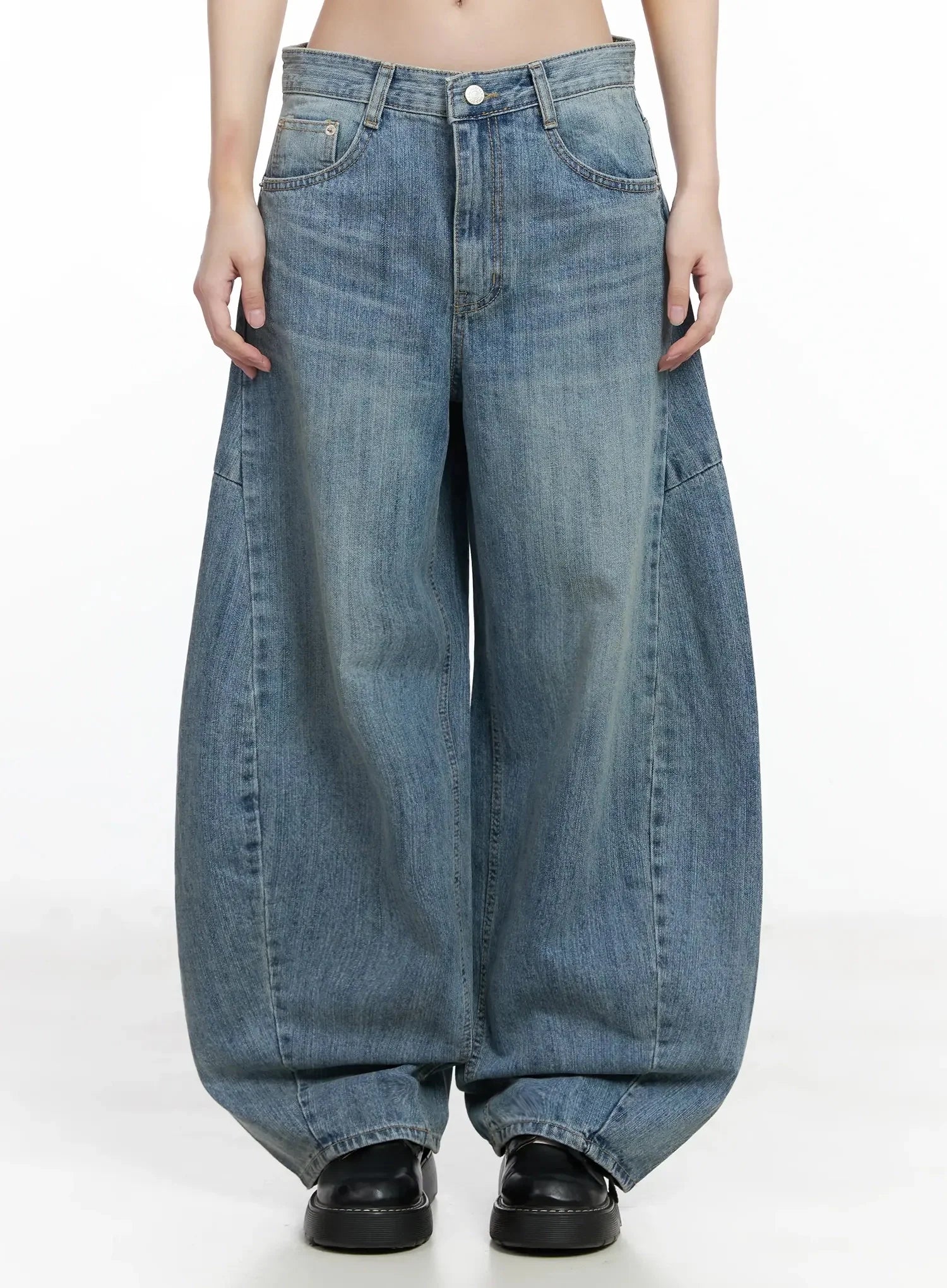 aleah-baggy-jeans-im504 / Blue