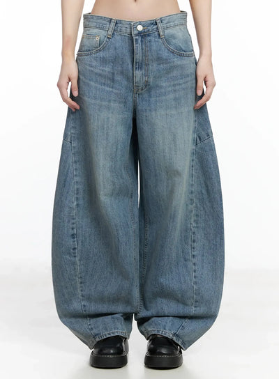 aleah-baggy-jeans-im504 / Blue