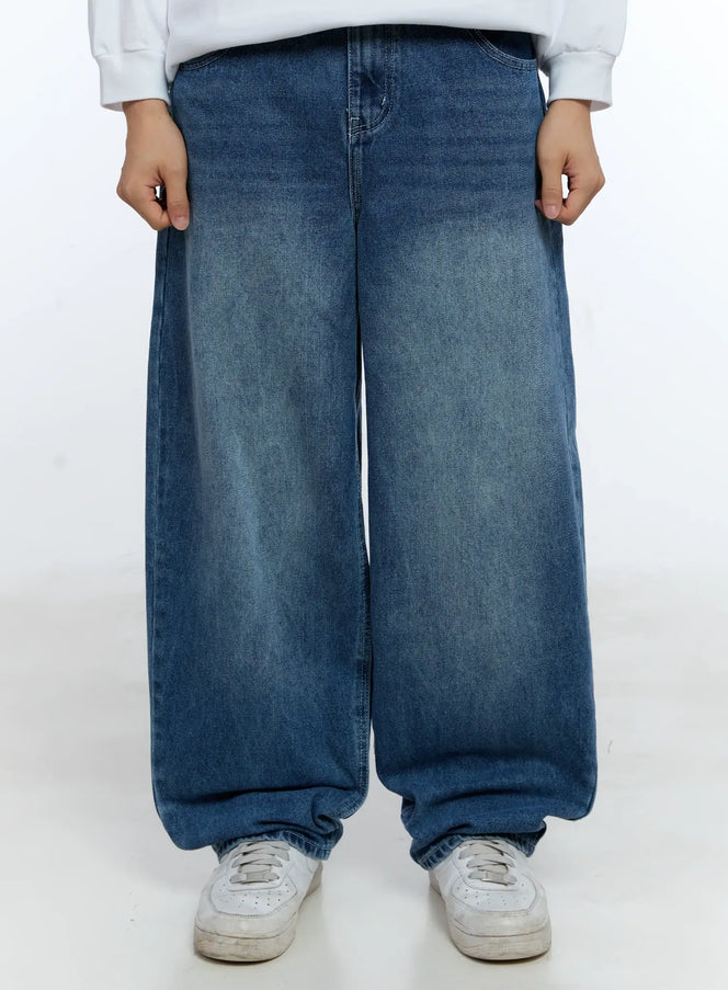 mens-baggy-jeans-ig515 / Blue