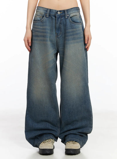 miriam-wide-leg-jeans-cd519 / Blue