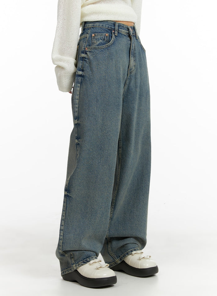 urban-chic-washed-baggy-jeans-cm411 / Blue