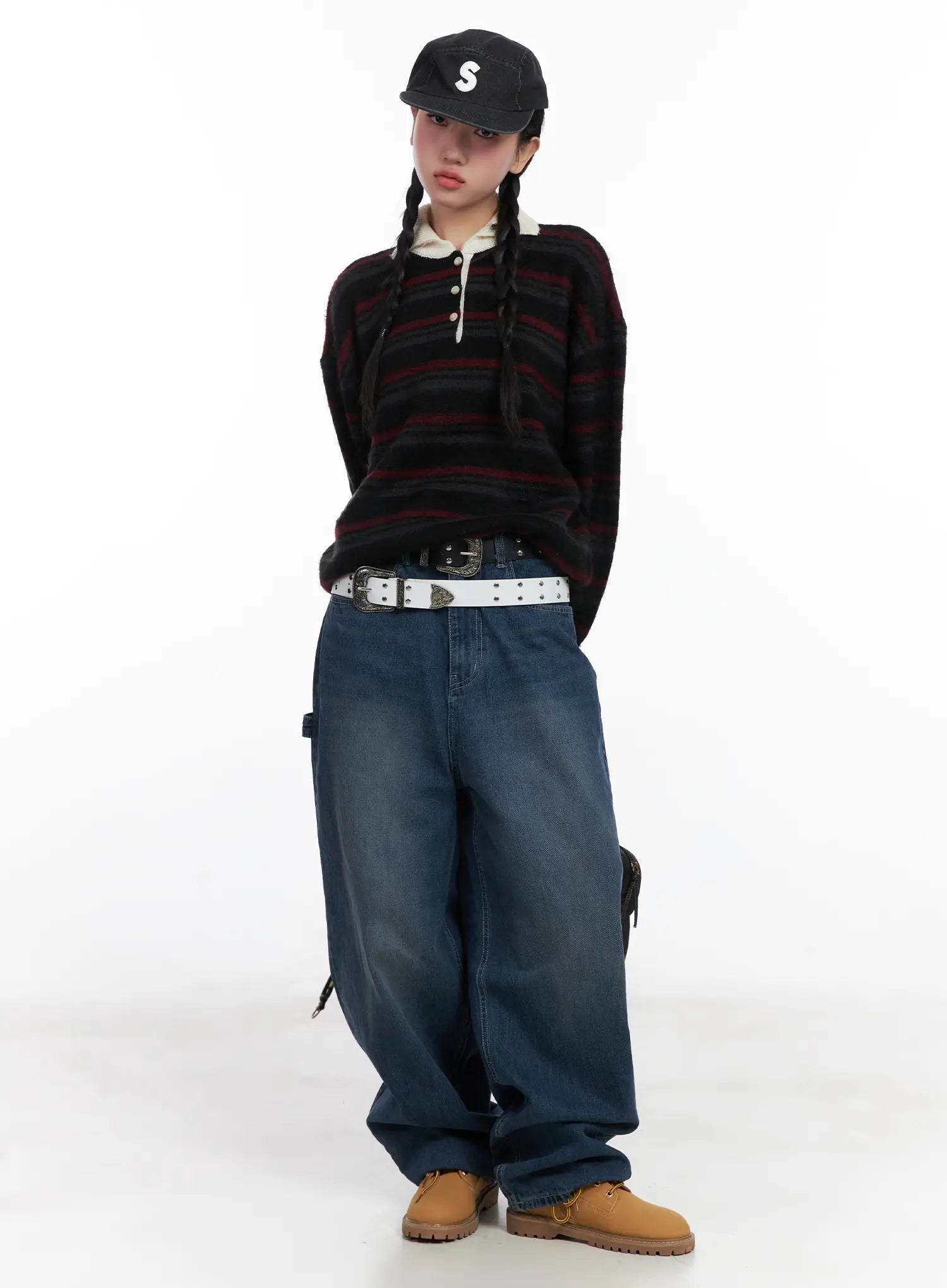 vernon-wide-leg-jeans-cd501 / Blue