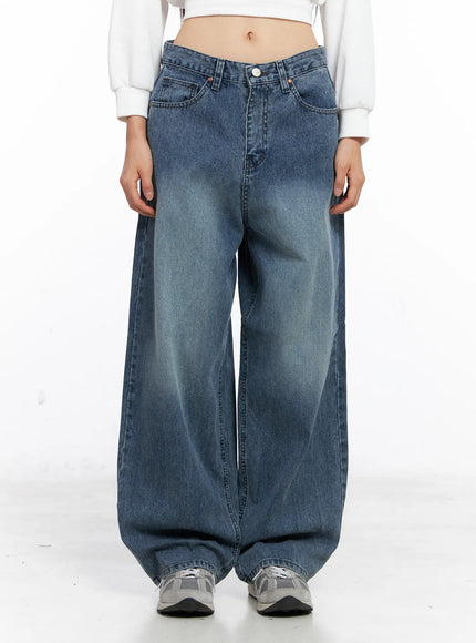 edith-baggy-jeans-cs509 / Blue