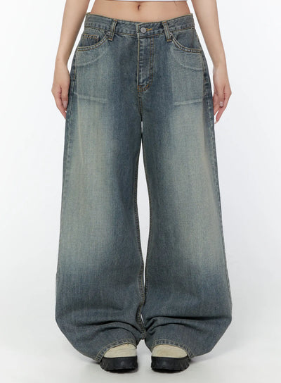 stacy-vintage-wide-leg-jeans-cy518 / Blue