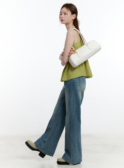 aleks-relaxed-fit-flared-jeans-cm521 / Blue