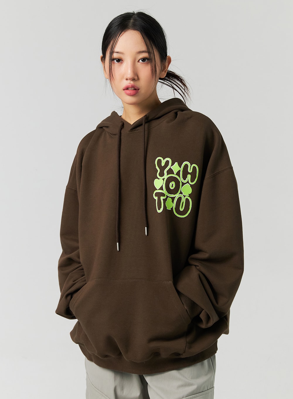 Monogram Zip Hoodie CO324