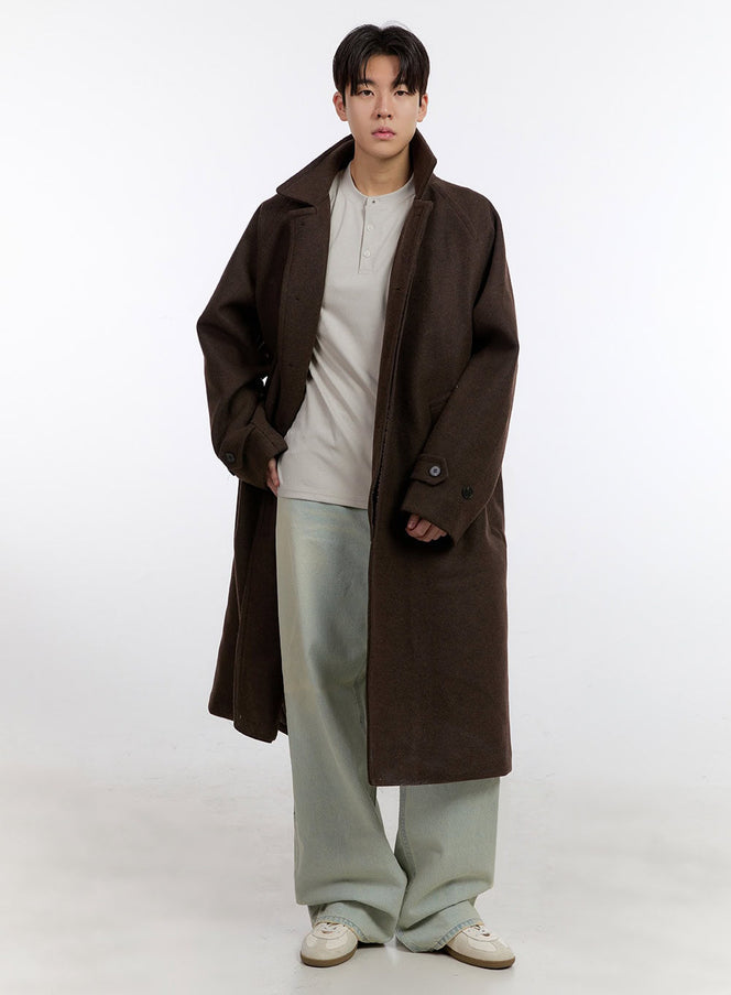 mens-classic-trench-coat-if528 / Brown