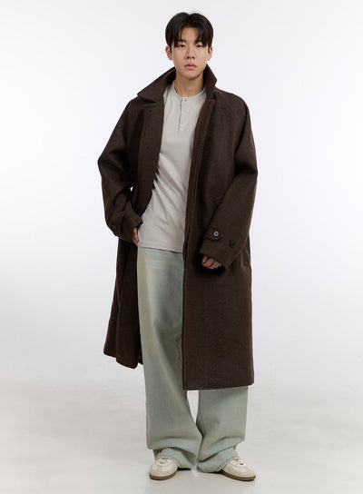 mens-classic-trench-coat-if528 / Brown