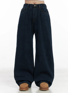 chana-velvet-jeans-cn536 / Dark blue